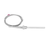 Garosa Termopar Sensor de Temperatura Tipo K Sonda de Acero Inoxidable 32 a 752F 3 8 NPT Mm Cable de 1 M para Medición y Control de Temperatura de Equipos de Calefacción Industrial (o)