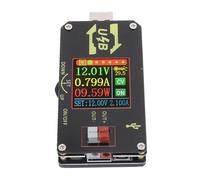 Garosa Tester de Corriente de Voltaje USB -C Versátil con Pantalla LCD de 1.44 Pulgadas para Mediciones de Rendimiento Ideales para Profesionales Eléctricos