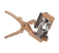 Garosa Tijeras de Injerto Podadora de Injerto de Aleación de Aluminio de Acero Inoxidable Gris con Antideslizante Corte en Forma de V para de Plantas en Uso en Jardines, Granjas y Huertos