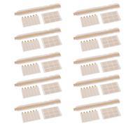 Garosa Tira Adhesiva de Filtro, Cinta de Montaje de Pantalla de Ordenador Transparente de Doble Cara con Pestañas de Soporte Deslizantes de Plástico para Filtros de Pantalla