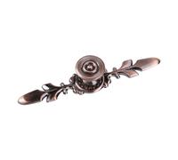 Garosa Tirador de Puerta de Gabinete Antiguo, Tirador de Aleación de Zinc, Perilla de Muebles Vintage para Armarios de Dormitorio y Cocina, Dorado de 4,72 Pulgadas (Pequeño conjunto de rojo antiguo.)