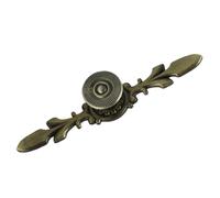 Garosa Tirador de Puerta de Gabinete Antiguo, Tirador de Aleación de Zinc, Perilla de Muebles Vintage para Armarios de Dormitorio y Cocina, Dorado de 4,72 Pulgadas (Pequeño conjunto de verde antiguo.)