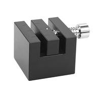 Garosa Tornillo de Sujeción para Correa de Reloj, Soporte Ajustable para Correa de Reloj ABS, Herramienta de Reparación de Relojes Negra con Agarre Seguro de Banda y Fácil Posicionamiento para (BLACK)