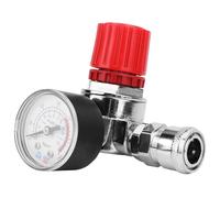 Garosa Válvula de Control con Interruptor Regulador de Presión, Manómetro y Conectores para Compresor de Aire de Aleación de Zinc de 0,8 MPa