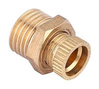 Garosa Válvula de Drenaje de Agua de Latón de 5 Piezas, Kit de Reemplazo Duradero para Accesorios de Compresor de Aire, Rosca G1/4 para una Eliminación Eficiente del Agua