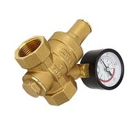 Garosa Válvula Reductora de Presión de Presión de Agua de Latón 1.6MPA DN20 Ajustable con Presión para Equipos de Agua del Grifo Estructura de Pistón No Se Necesita Tubería de