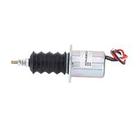 Garosa Válvula Solenoide de Cierre Válvula de Parada del Motor de Acero Inoxidable DC12V AM124379 para 425 445 755 856 F915 F925 Tractor de Césped y Cortacésped Delantero