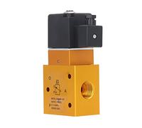 Garosa Válvula Solenoide de Guía Interna G1/2 pulg., Material de Latón, 2 Posiciones y 3 Vías, Diseñada para Sistemas Neumáticos, Presión de Funcionamiento de 0,1 a,4 MPa (DC24V)