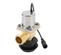 Garosa Válvula Solenoide Eléctrica G1/2 Pulgadas, Control de Agua por Pulsos de Acero Inoxidable y Cobre para de Riego con Interruptor Automático para Jardín