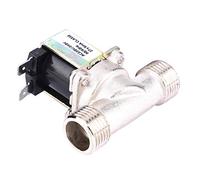 Garosa Válvula Solenoide Eléctrica, Válvula de Control de Entrada de Agua de Latón de, Rosca G1/2, Normalmente Cerrada, para Control de Agua en Aplicaciones Domésticas