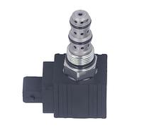 Garosa Válvula Solenoide Válvula Electromagnética de Acero de Aleación de 12 V 2 Pines AGP019 02 01 Reemplazo para Piezas de Motor de Tractor para Reparación y Mantenimiento