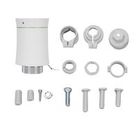 Garosa Válvula Termostática Inteligente para Radiador, Válvula Termostática Programable con Pantalla LCD con Control de Voz por Aplicación, Múltiples Modos, para de Calefacción (White)