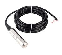Garosa YB-2J-F Transmisor de Nivel de Líquido 4-20 MA Cable de 5 M Sensor de Nivel de Agua 12-32 VCC con Sonda de Acero Inoxidable IP68 304 para Monitoreo de Tanques de Agua (0-)