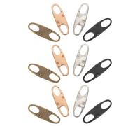 GAROZATION 12 Mosquetones Pequeños de Aleación Doble Cierre Antirrobo para Cremalleras, Clip Mosquetón Reemplazo para Mochilas, Equipaje y Accesorios de Viaje, Accesorios Senderismo