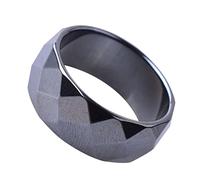 GAROZATION 1pieza Anillo De Meteorito Multi-facetas Para Hombres Joyería Masculina Única y Elegante Para Cumpleaños y Días Festivos