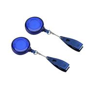 GAROZATION 2 Clips para Línea de Pesca Rápidos de Acero Inoxidable, Cortadores y Broches Azules para Aparejos en Zonas Profundas y Corrientes Fuertes, Accesorio Esencial de Suministros