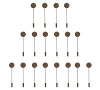 GAROZATION 20 piezas Bases para Broches Estilo Bandeja para Imperdibles Seguridad DIY Accesorios para Manualidades