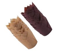 GAROZATION 200 Moldes para Muffins de Papel Forma de Flor, Resistentes al Aceite y Biodegradables, Ideales para Hornear Magdalenas y Cupcakes en Horno