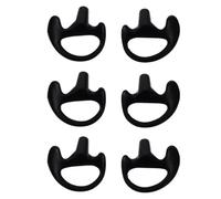 GAROZATION 3 Pares de Moldes de Silicona Diseño Que No Bloquea el Canal Auditivo para Auriculares Tubo Acústico Negro y Se Mantiene Seguro Ejercicio Vigoroso