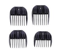 GAROZATION 4 Peines Guía Negros para Cortapelos Profesionales de Abs, Accesorios para Peluquería Función de Estilizado y Ajuste de Longitud, Ideales para Recorte y Corte Color Aleatorio