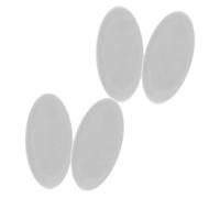 GAROZATION 4 Piezas Repuesto de Junta para Tapa de Inodoro de Plástico Compatible Asientos de Esquina, Protección y Reemplazo Adecuado para Baño en Hospital y Hogar