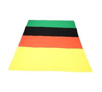 GAROZATION 4piezas Turbantes Para Mujeres Pañuelo Para Cabello y Antideslizante De Bufandas Africanas Transpirables Sólidos Negro Brillante Brillante