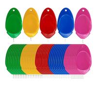 GAROZATION 50 Enhebradores de Agujas de Plástico para Costura DIY y Trabajo Manual, Herramienta Segura y Útil para Enhebrar Agujas de Bordar y Máquinas de Coser Color Color Aleatorio