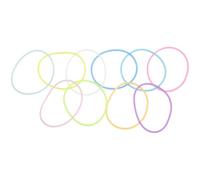 GAROZATION 50 Pulseras de Silicona, No Irritan la Piel ni Se Rompen Fácilmente, Ideales para Fiestas y Cumpleaños, Lazos Coloridos Cabello