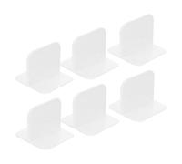GAROZATION 6piezas Anclajes Antivuelco para Muebles Estabilizadores para Barandillas De Fijación Sin Taladro Adhesivos Traceless Seguridad Infantil Casa para Salas y Habitaciones