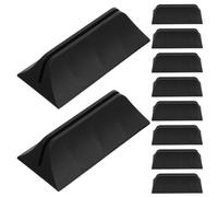 GAROZATION Abrazaderas de Plástico para Divisores de Escritorio, Clips para Paneles de Privacidad Ajustables, Paquete de 10, Soporte Firme para Espacios de Oficina y Coworking