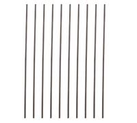 GAROZATION Alambre de Tungsteno para Alta Temperatura 3 Mm Grosor, 20 Cm Largo, 10 Piezas, Resistente al Fuego para Horno de Cerámica y Herramientas de Joyería Artesanal