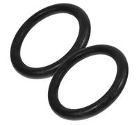 GAROZATION Anillos de Fitness de Abs Negros para Entrenamiento de Fuerza y Ejercicios con Carga Corporal, 2 Piezas Resistentes 400 Kg para Entrenamientos Completos