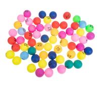 GAROZATION Bolas de Plástico Numeradas del 1 al 90 90 Piezas para Juegos de Bingo y Rifas, Ideales para Actividades Grupales y Eventos de Entretenimiento
