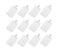 GAROZATION Bolsa de Loción de Viaje 100ml, 12 Piezas, Envases Cosméticos a Prueba de Fugas, Bolsa Portátil Exprimible de Color Claro, Apta para Champú, Acondicionador y Cremas, Ahorro