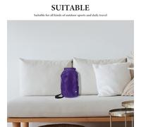 GAROZATION Bolsa para Ropa Húmeda y Seca 5L Ligera y Resistente Color Púrpura Brillante Bolsa Multifuncional para Viajes Natación Gimnasio y Actividades al Aire Libre