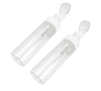 GAROZATION Botella de Espuma Facial Portátil 200 Ml Cepillo Envase Vacío para Cosméticos Dispensador Compacto para Limpieza Facial Viaje Plástico Resistente y Práctico