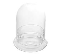 GAROZATION Botella de Vidrio Transparente para Micropaisaje Ecológico, Recipiente de 12x16 Cm sin Agujero, Jarrón Decorativo Adecuado para Decoración del Hogar y Terrarios de Plantas