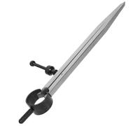 GAROZATION Calibre de Espaciado de Líneas de Hierro Plata 150mm para Dibujo Técnico Profesional y Carpintería Mediciones Precisas y Marcado