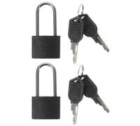 GAROZATION Candado para Taquilla con Llave 2 Unidades Mini, Cierre Seguro de Metal Resistente, Adecuado para Gabinete, Mochila y Equipaje, Bloqueo Antirrobo y Duradero para Uso Escolar