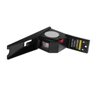 GAROZATION Cinta Métrica de Crecimiento Retráctil Bebés 2 M, Regla de Altura Montada en Pared, Medidor Portátil de Abs/pvc Negro para Seguimiento Preciso del Crecimiento