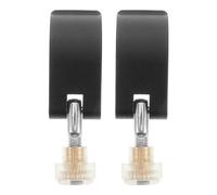 GAROZATION Clip de Bloqueo Externo para Bastón de Trekking de Nailon, Soporte Antideslizante para Bastones de Senderismo, 2 Piezas, Accesorio Ligero y Compatible para Actividades al Aire