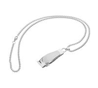 GAROZATION Collar de Barbería para Hombre, Colgante Creativo en Aleación Plateada, Accesorio Decorativo Vintage, Llavero Práctico para Peluquero, Estilo Retro, Joyería Masculina