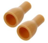 GAROZATION Conector de Silicona para Receptor de Teléfono, Cabezal para Auriculares Monoaurales y Binaurales, 2 Unidades, Diseño Práctico para Transporte