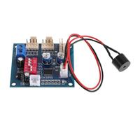 GAROZATION Controlador de Velocidad Pwm Diseño Plug And Play Termostato para Sistema de Refrigeración en Fiesta Verano y Compatibilidad Amplia para Ventilador CPU y PC