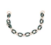 GAROZATION Correa de Bolso Bandolera de Cadena Acrílica y Aleación Verde Oscuro Cadena de Reemplazo para Bolso Decorativa Accesorio para Manualidades y Reparación