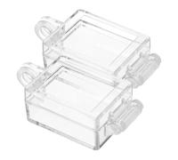 GAROZATION Cubierta del Botón Protectora para Interruptor Tipo Barco, Portátil de Abs, Funda Transparente para Prolongar Vida Útil en Entornos Profesionales, Pack de 2