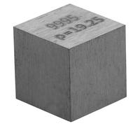 GAROZATION Cubo de Metal 10mm para Experimentos Científicos y Educación, Material Educativo para Escuela y Aprendizaje en Casa, Ejemplar para Química y Demostraciones
