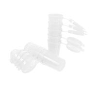 GAROZATION de Jaulas para Cebo de Pesca al Aire Libre de Plástico Blanco 20 Piezas Accesorio Práctico para Ahorrar Cebo y Atraer Grandes en Pesca