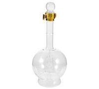 GAROZATION Decantador de Vino de Cristal en Forma de Barco 500 Ml, Botella Decorativa Transparente para Cócteles y Whisky, Dispensador Elegante para Servir Bebidas en Hogar y Eventos