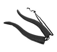 GAROZATION Diadema de Cuerno de Oveja para Halloween Ligera y Ajustable Espuma Negra para Fiestas y Disfraces Adultos